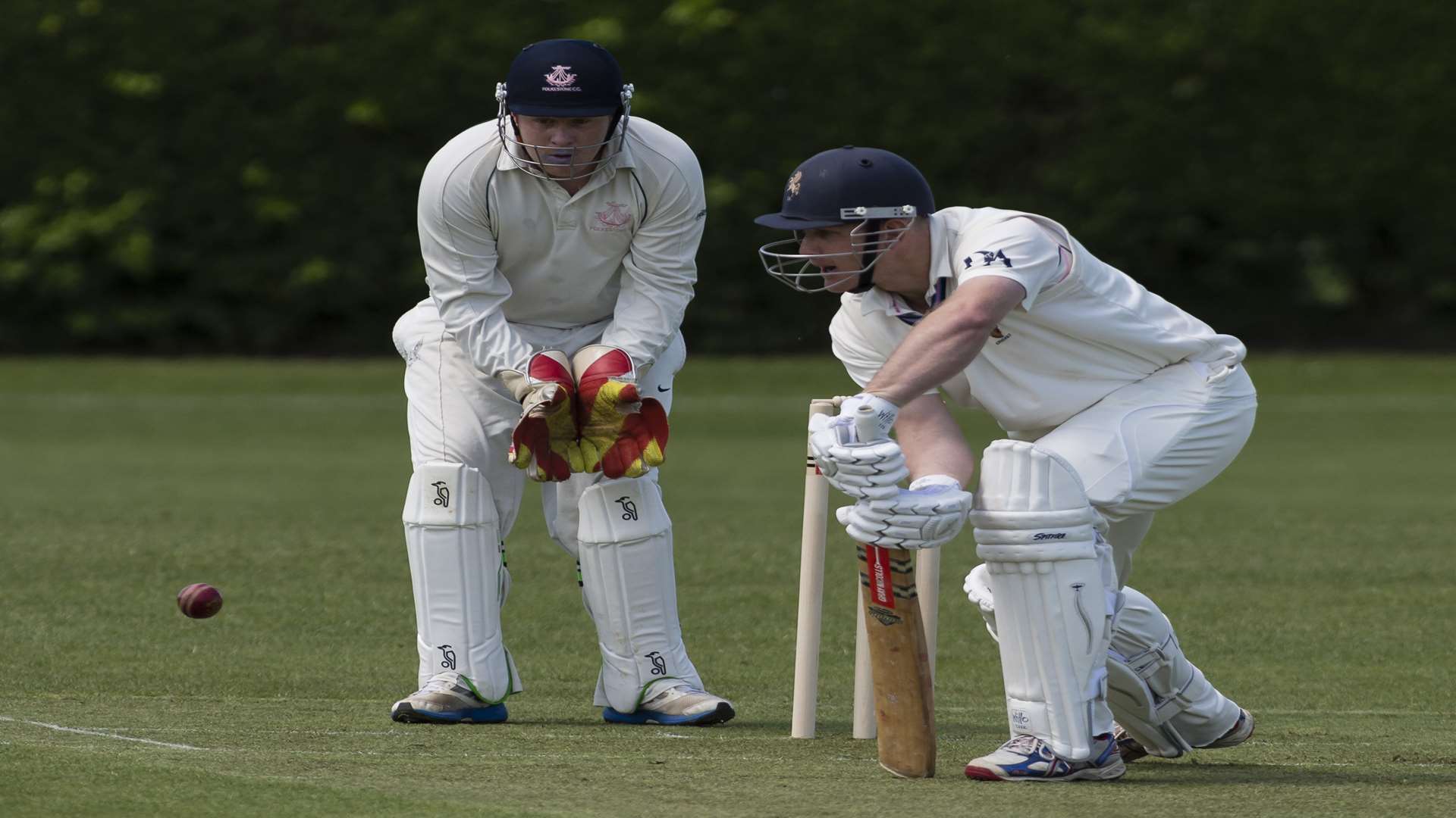 James Hockley batting for Hartley Country Club against Folkestone Picture: Andy Payton
