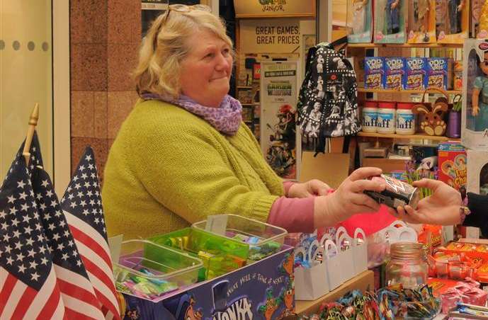 Pauline Longman of Wonderland sells American candy all over Kent