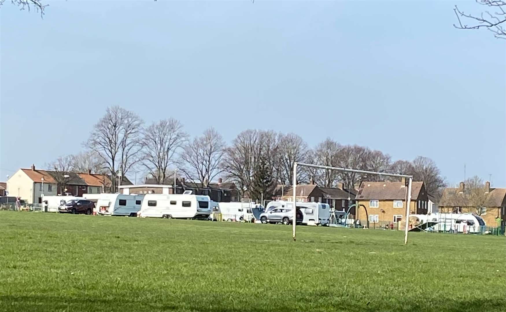 Travellers at Beechings Way in Twydall