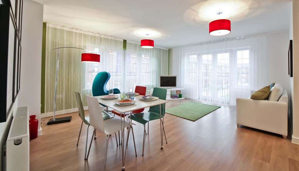 A typical Taylor Wimpey apartment interior.