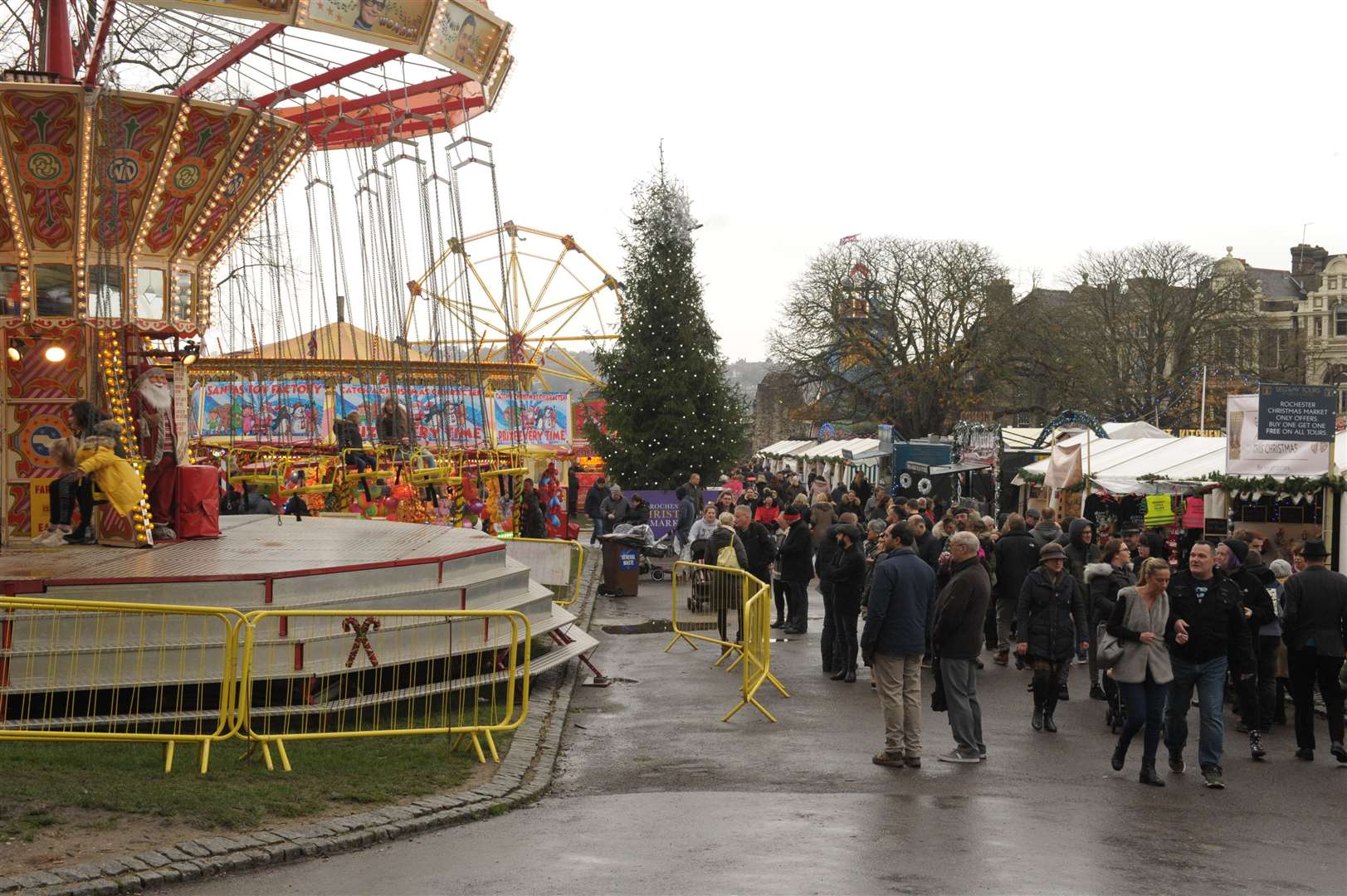 The fairground in Rochester