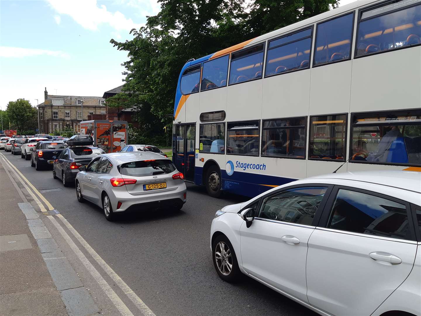 Drivers faced queues at Maison Dieu Road, in Dover (56972078)
