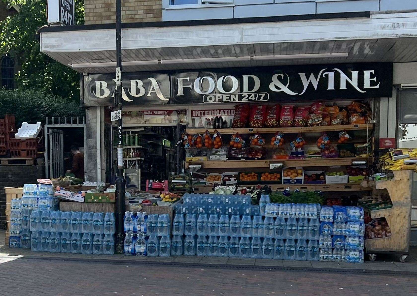 Baba Food and Wine in Gillingham High Street