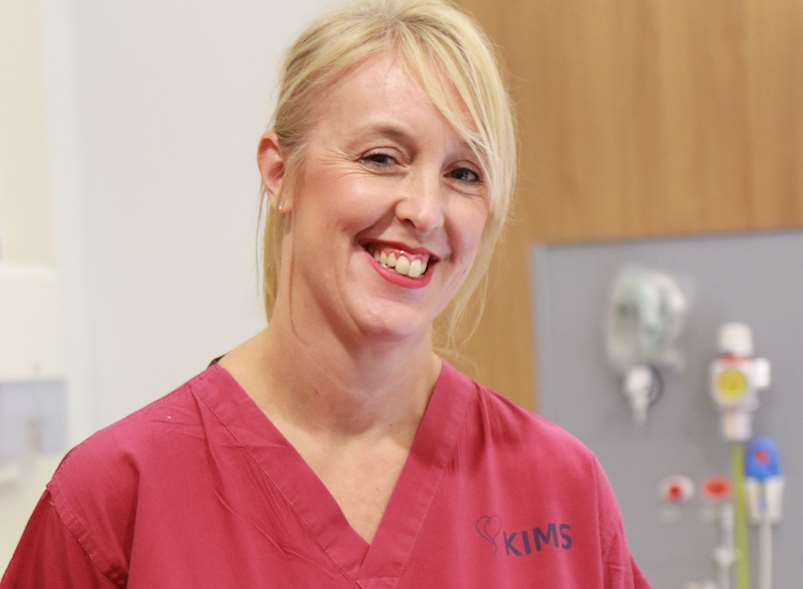 Anne Hatswell, one of the Interventional Suite Managers at KIMS Hospital