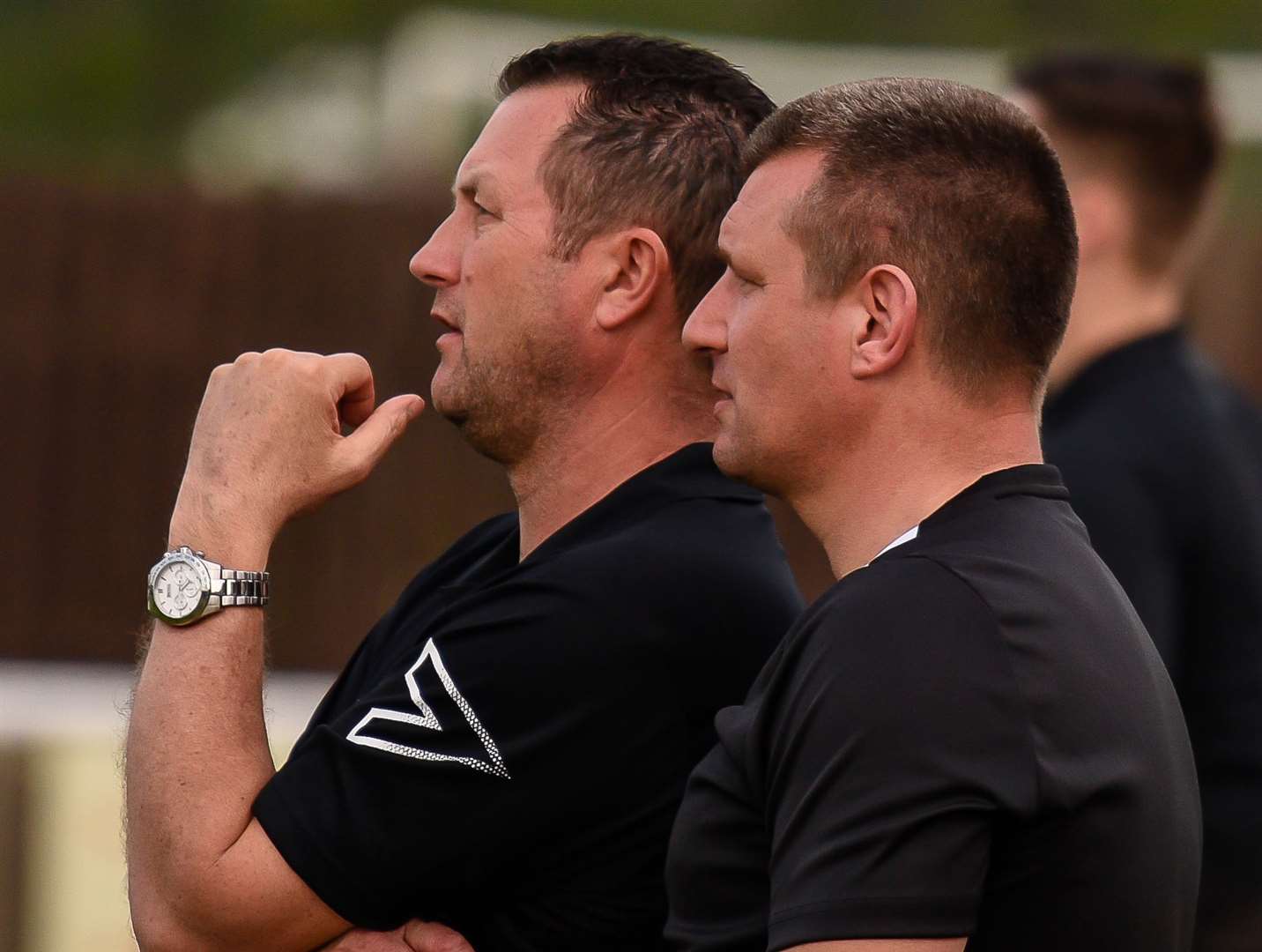 Faverham joint-managers Phil Miles and Danny Chapman. Picture: Alan Langley