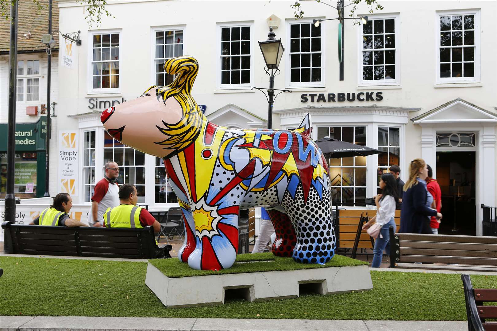 Snowdogs will remain on display until November