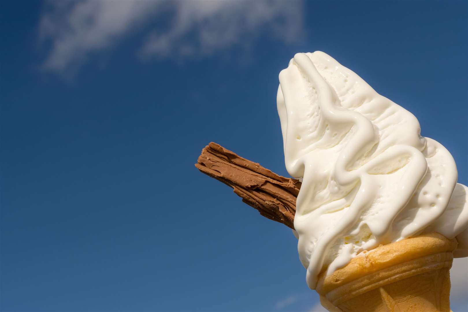 Soft ice cream with a Flake is nicknamed a 99. Picture: iStock.
