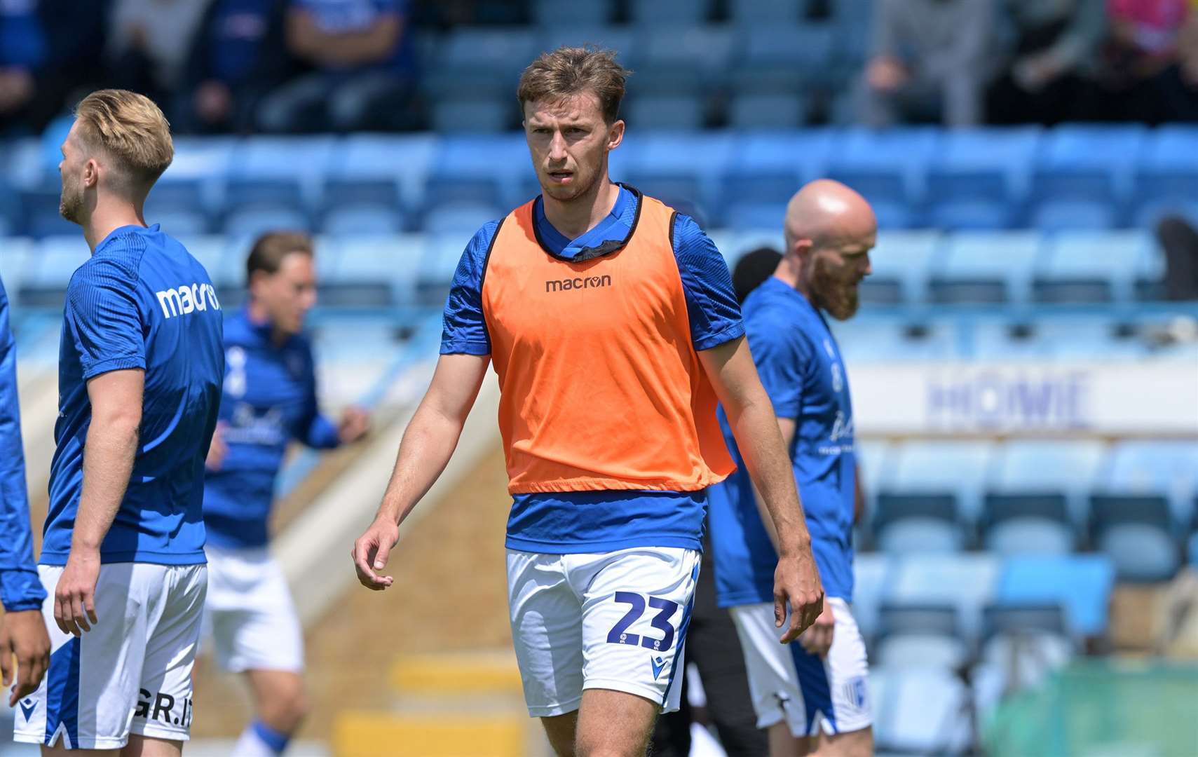 Conor Masterson has been an ever-present for the Gills but is having to play a waiting game for his chance this season Picture: Keith Gillard