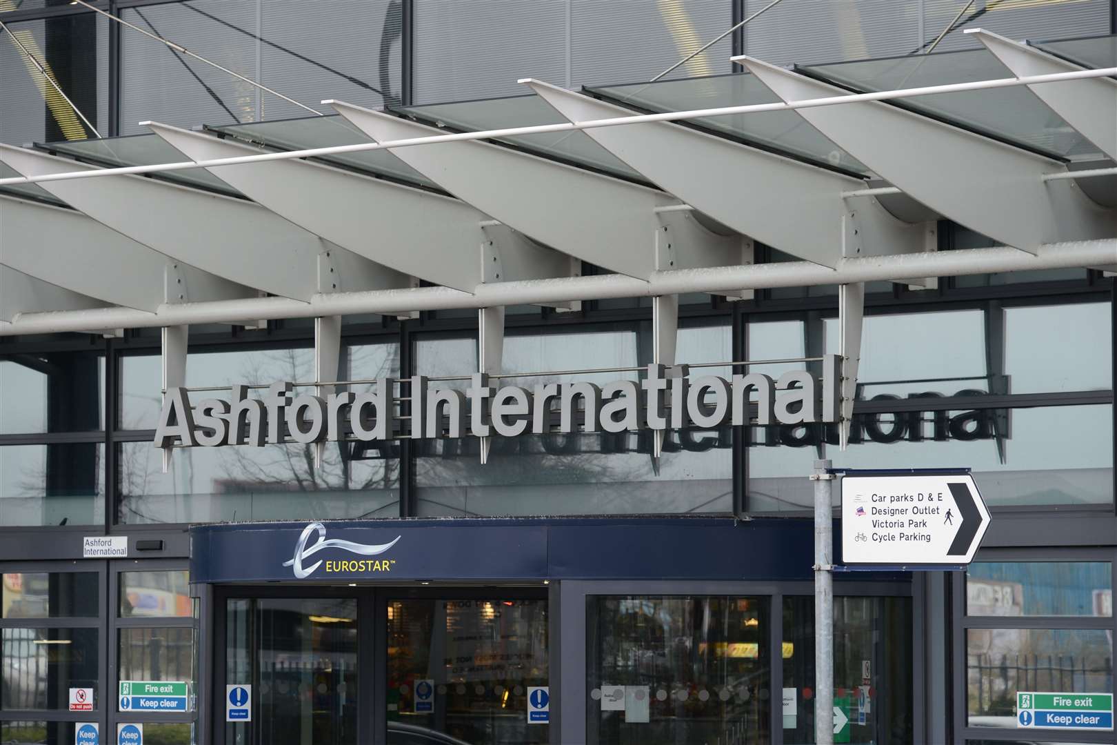 Ashford International Station. Picture: Gary Browne