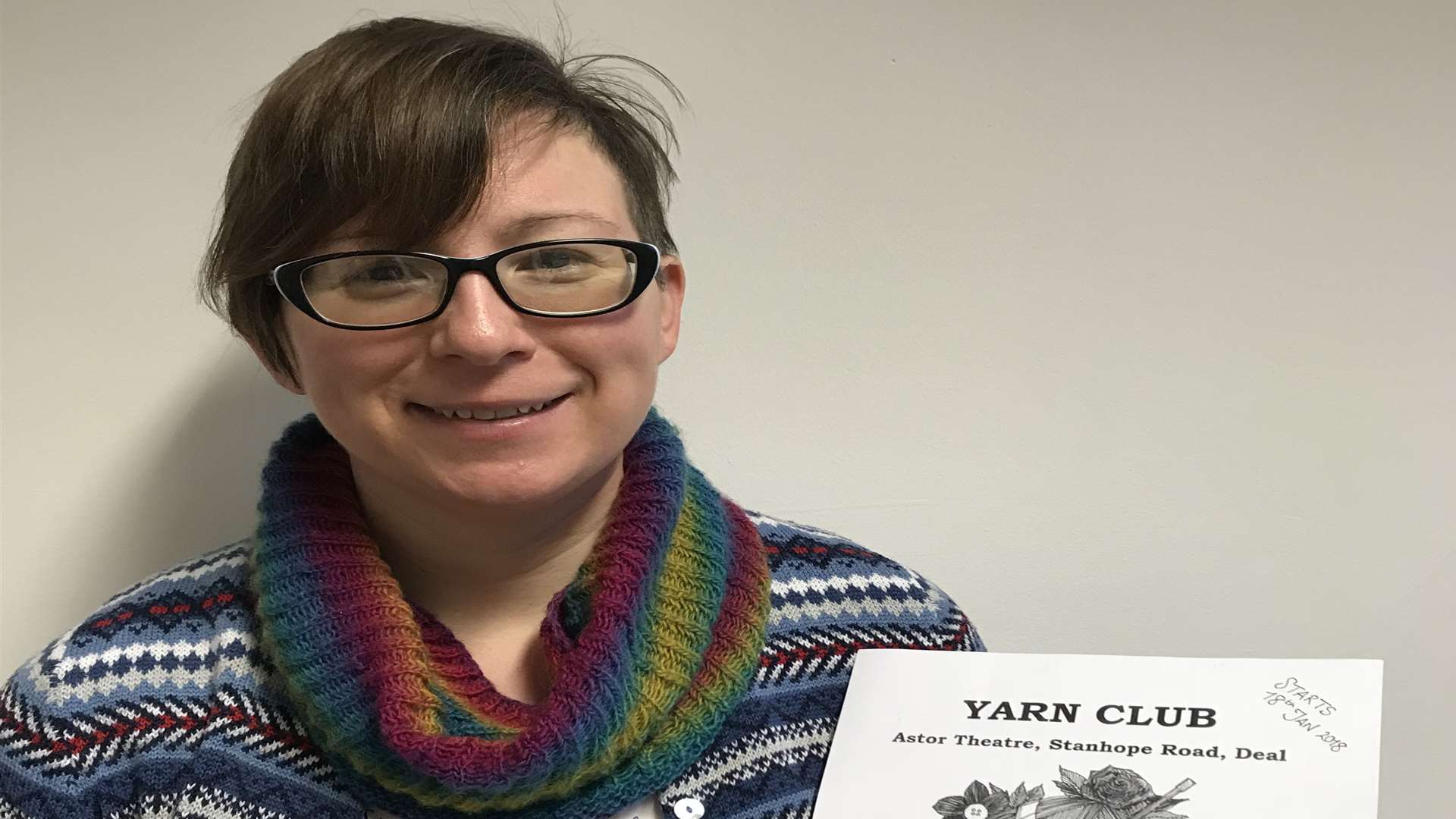 Sara Williams is starting a new knitting club to help people tackle their anxiety