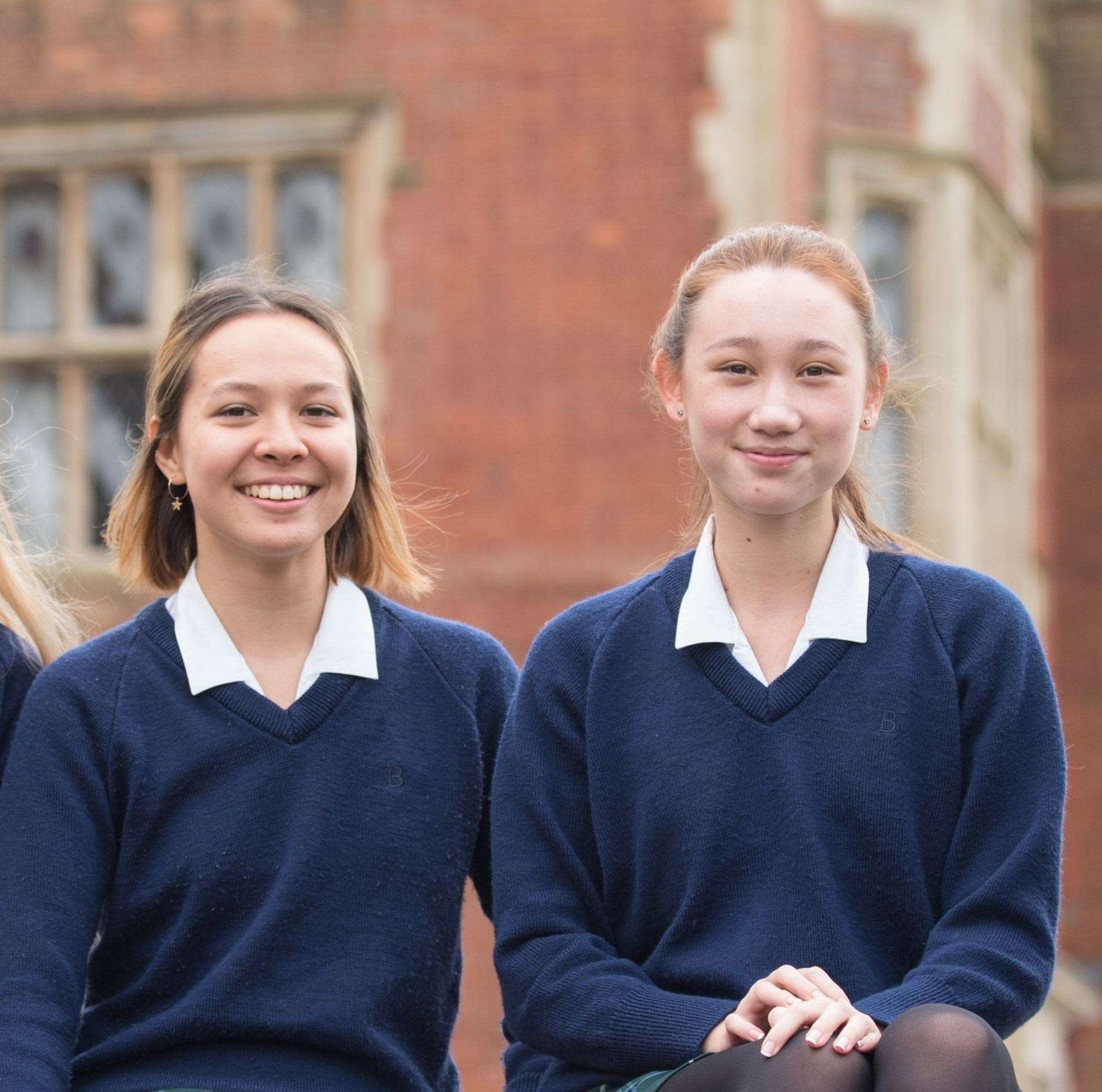 Two of Benenden's top GCSE performers, a high accolade amongst a high-achieving year group (40992060)