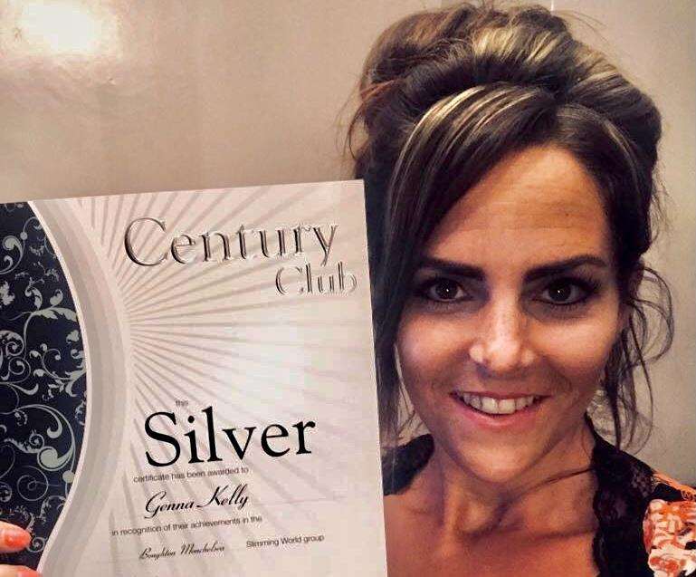 Genna Kelly has received the silver award after her groups lost a combined 165 stone (5181233)
