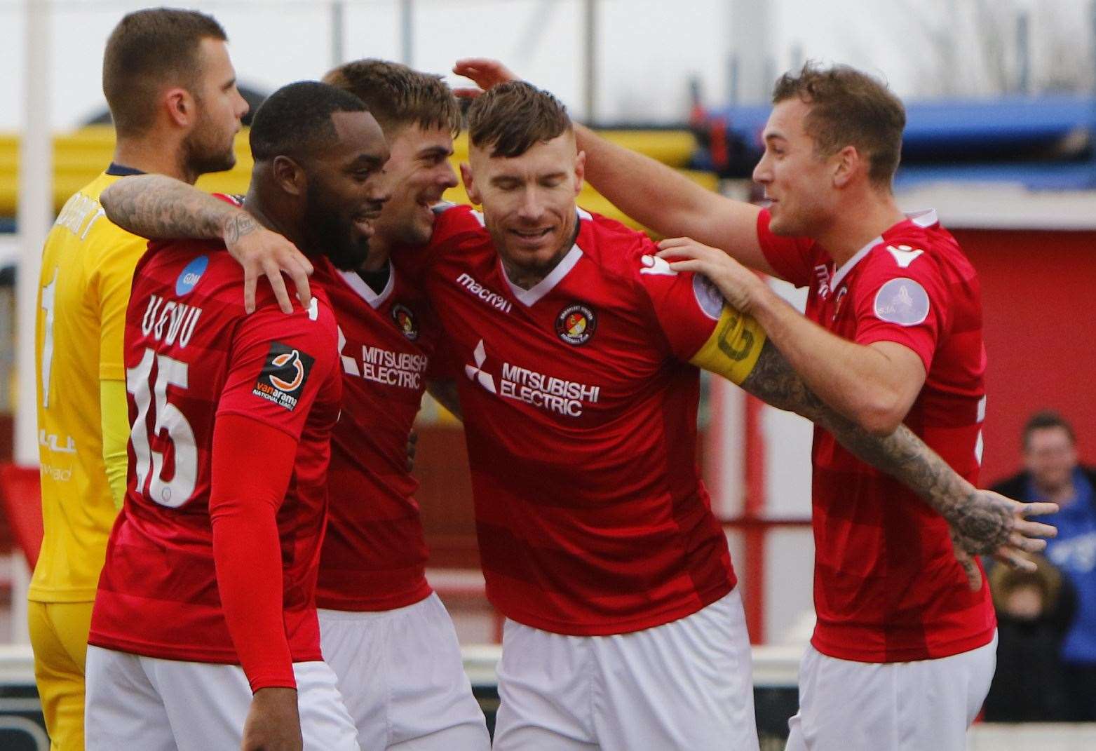 Ebbsfleet United are just two points outside the play-offs Picture: Andy Jones
