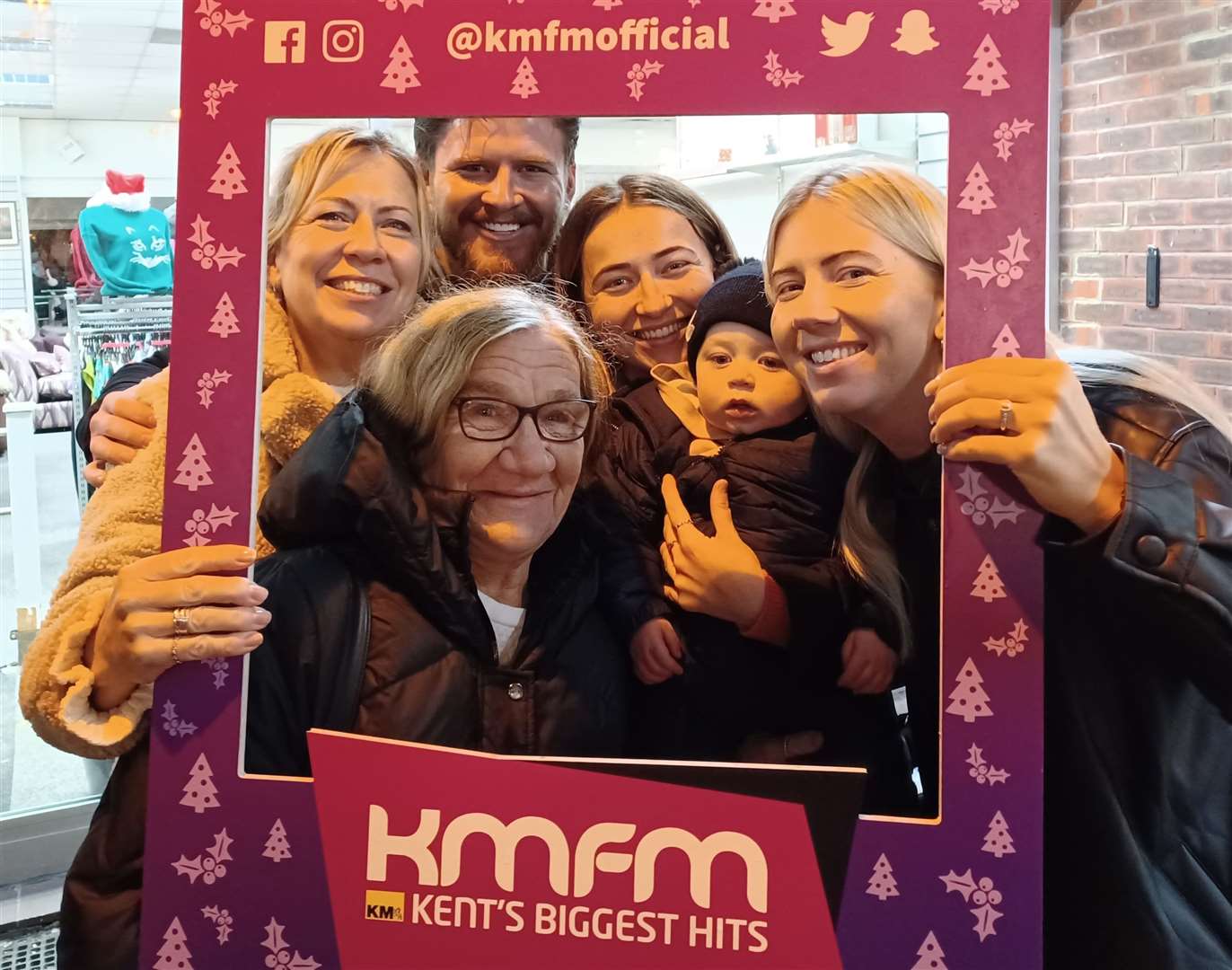 Men, women and children watched kmfm entertain the crowd before the switch on
