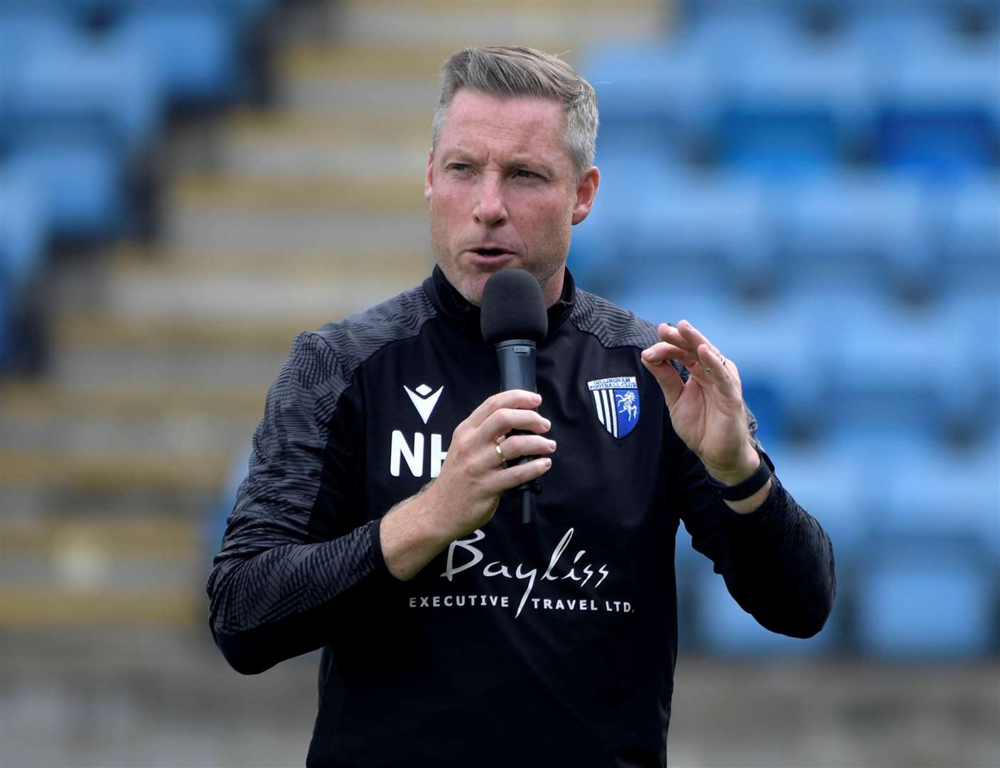 Gillingham manager Neil Harris. Picture: Barry Goodwin