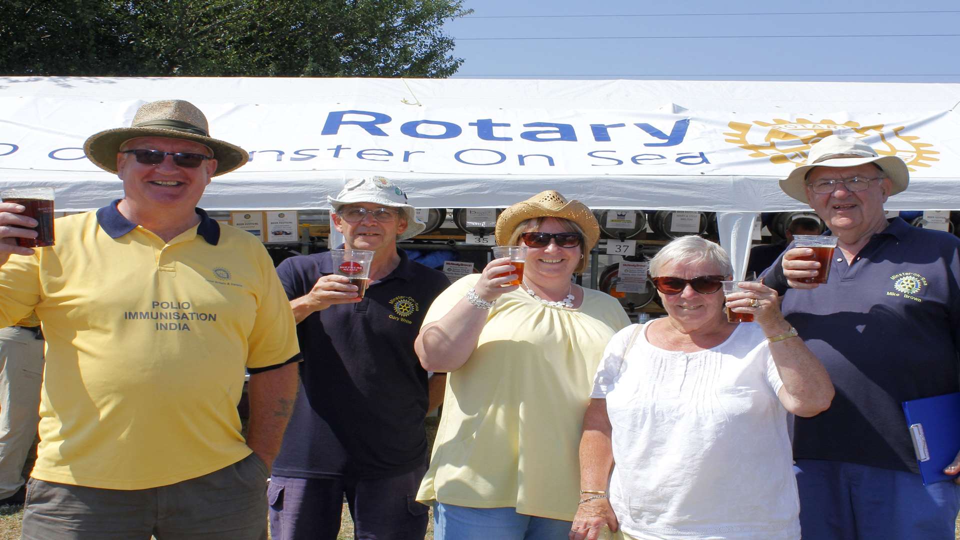 Cheers! Sheppey Rotarians prepare for their free beer festival