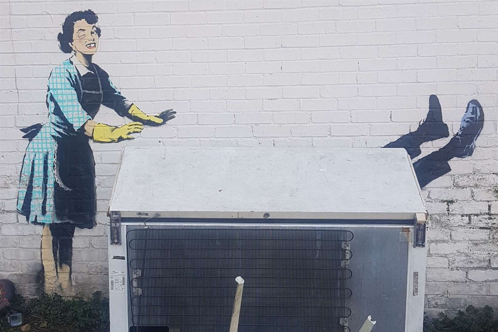 The Margate Banksy, Valentine's Day Mascara. Picture: Danielle Quinn