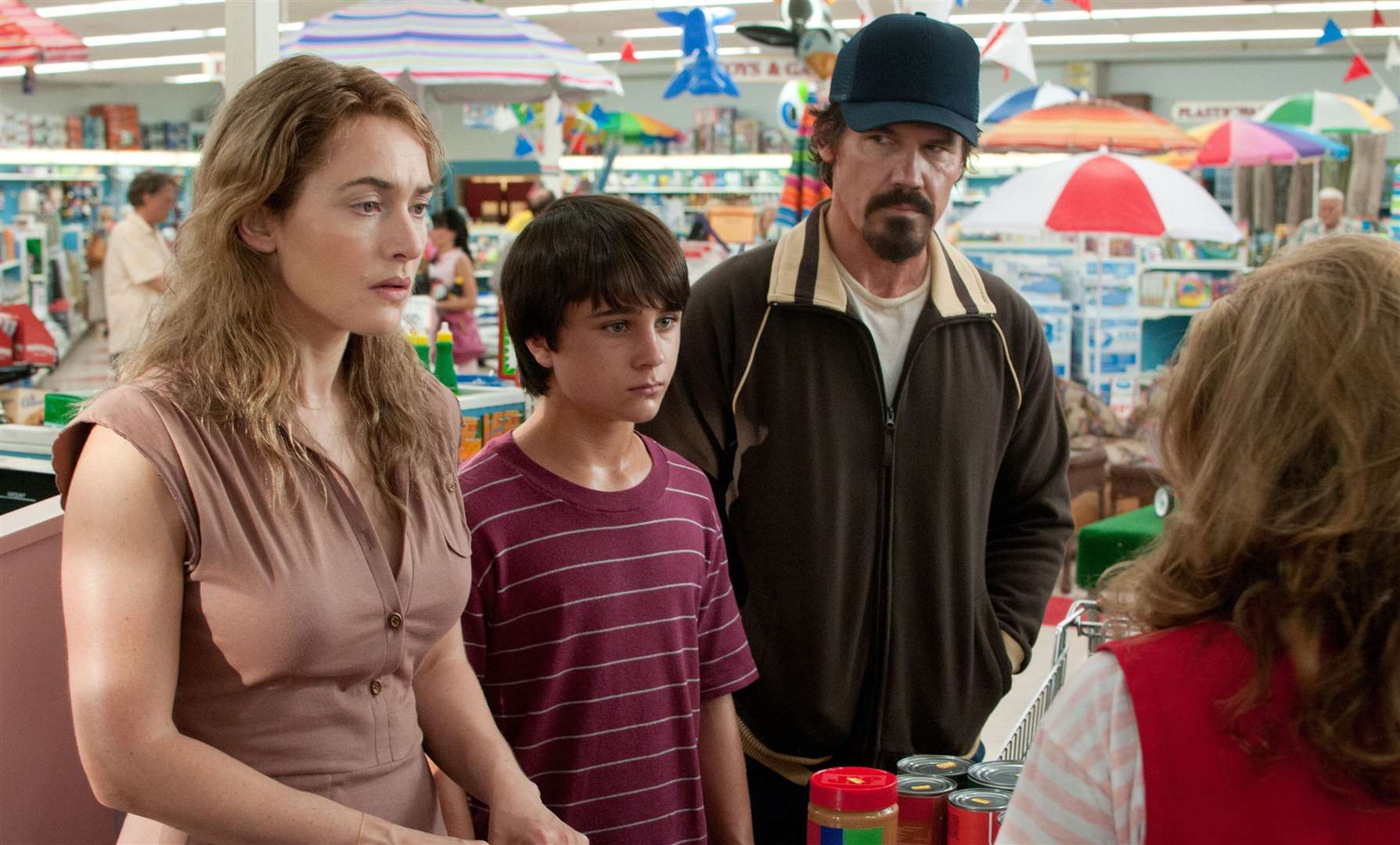 Labor Day, with Kate Winslet as Adele, Josh Brolin as Frank and Gattlin Griffith as Henry. Picture: PA Photo/Paramount