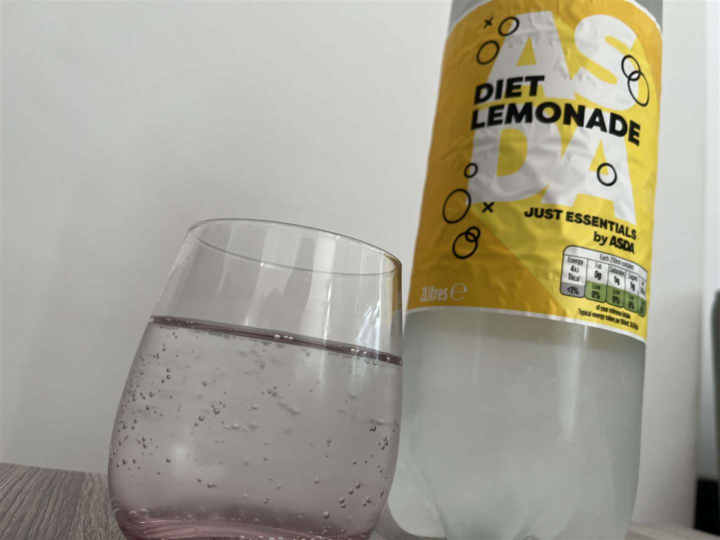 The diet lemonade costing 26p was a decent and refreshing drink