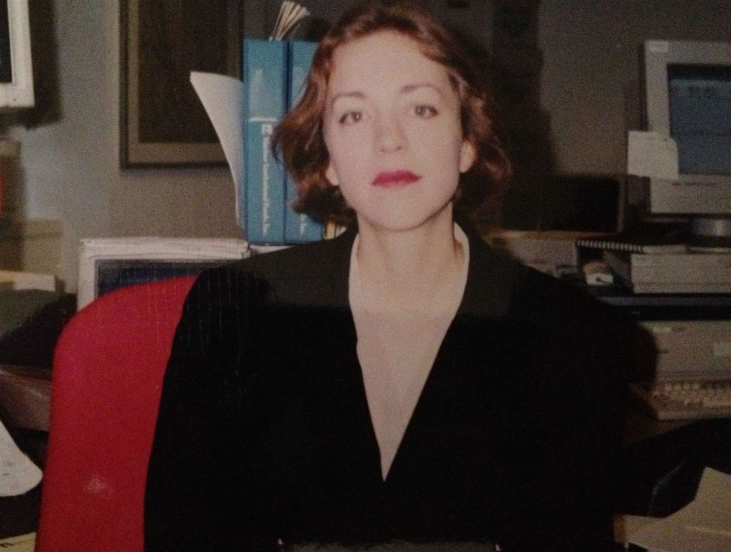 Emma Slade pictured in New York in 1995, while working for HSBC