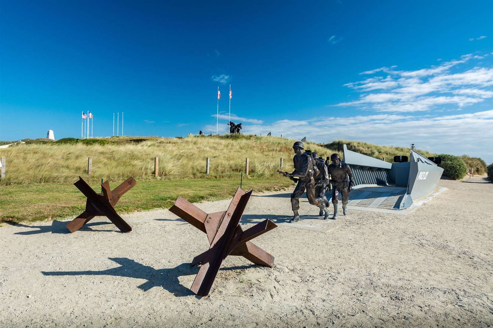 A photo of Utah Beach, the code name for one of the five sectors of the Allied invasion of German-occupied France in the Normandy landings. Picture: PA