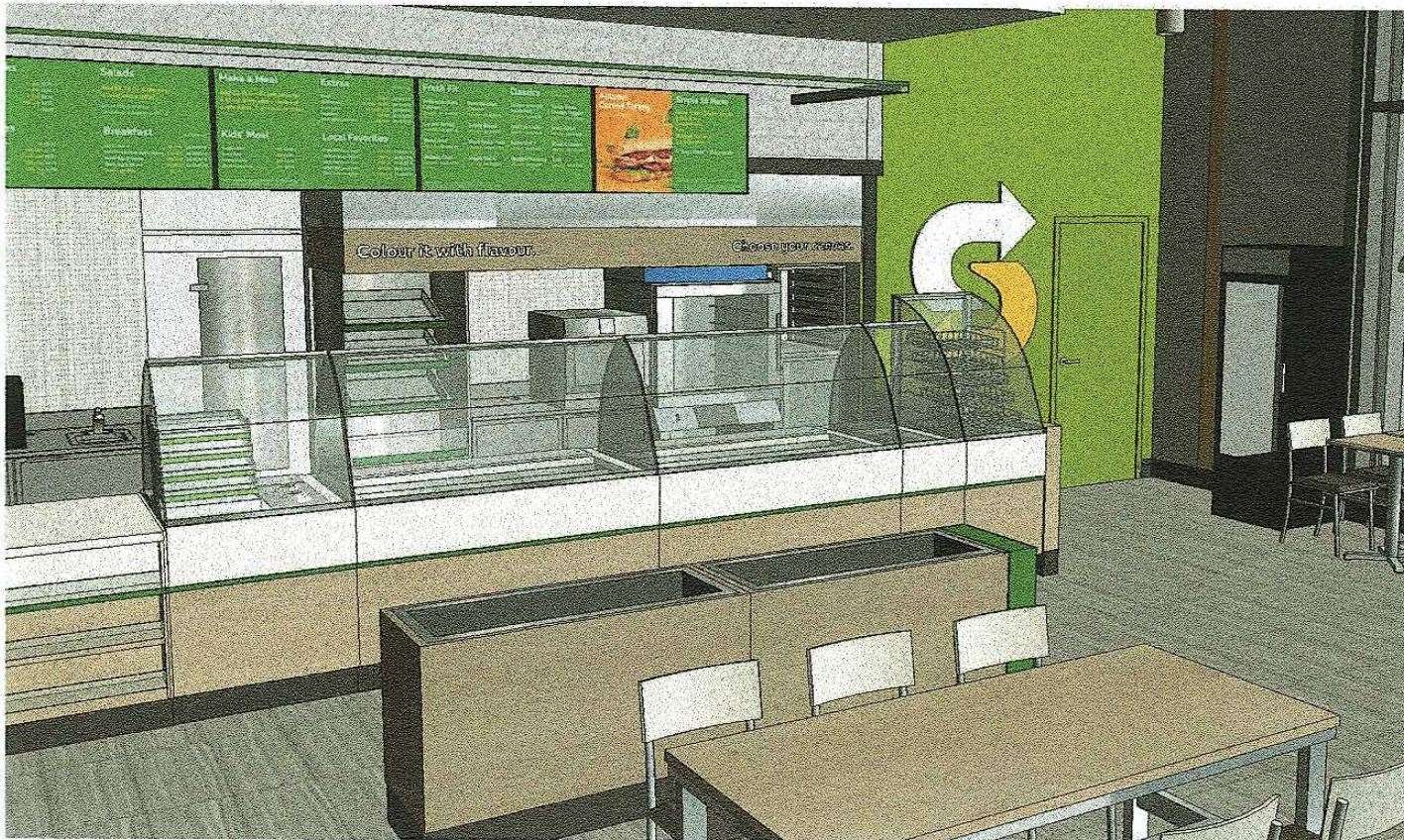 The new Subway was set to open in Charles Court, Cliftonville