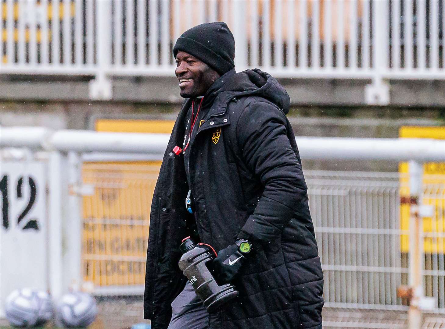 George Elokobi has been implementing his ideas on the training ground. Picture: Helen Cooper