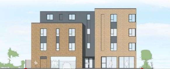 Drawings of what the building could look like in Sheerness High Street