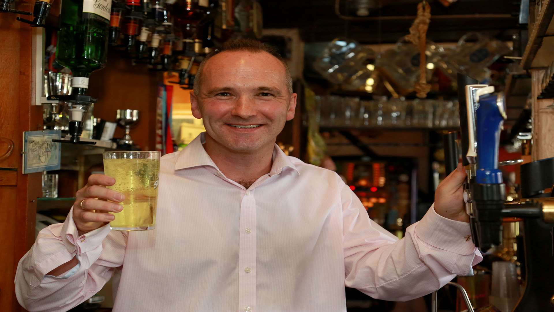 Mark Powell is set to celebrate a year off the booze for Cancer Research UK's Dryathlon.