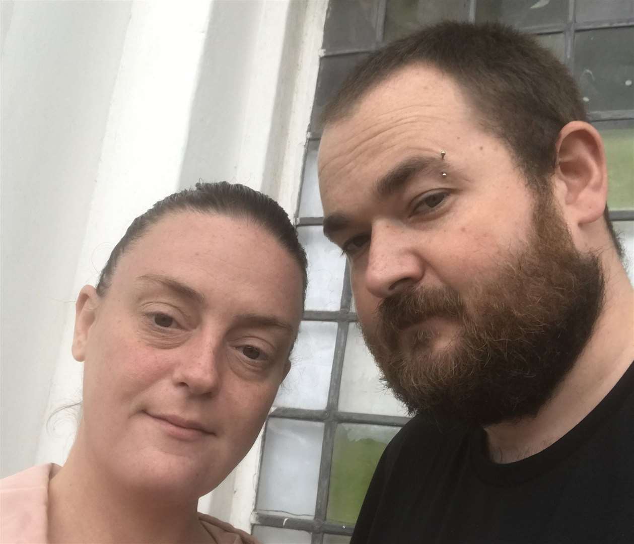 Elizabeth Hamilton and Joshua Johnson are staying in a Brighton hotel to be near their son Elijah who is in hospital in the city (41579746)