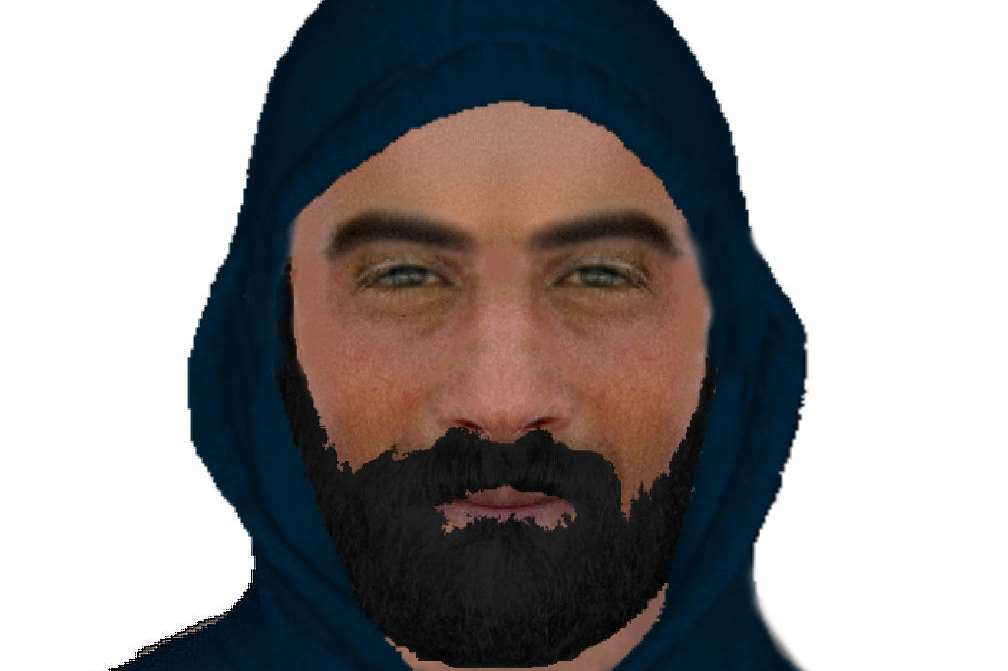 Police e-fit of suspected robber