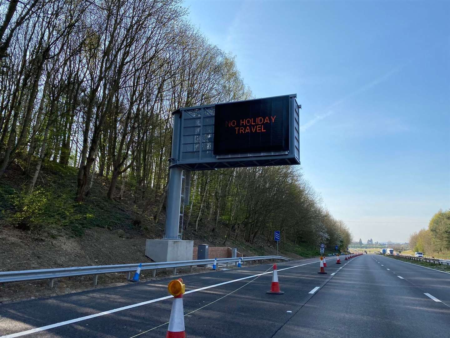A warning to motorists on the M20 as Easter approaches.