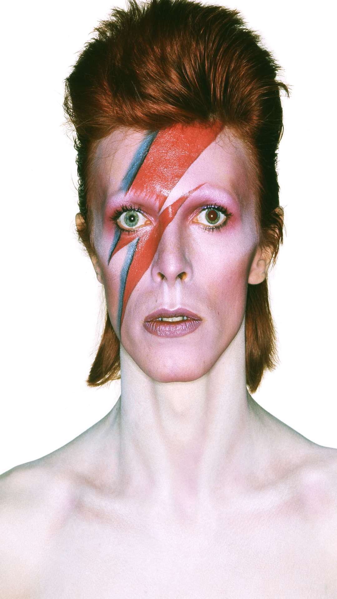 Cover shoot for 1973 album Aladdin Sane © Duffy Archive & The David Bowie