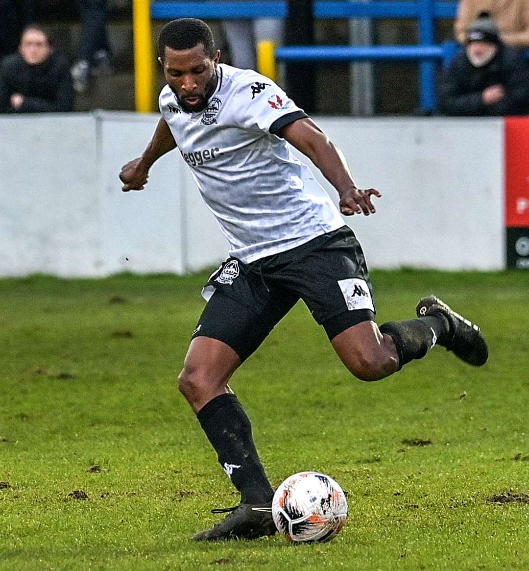Tyrone Sterling on the ball. Picture: Stuart Brock
