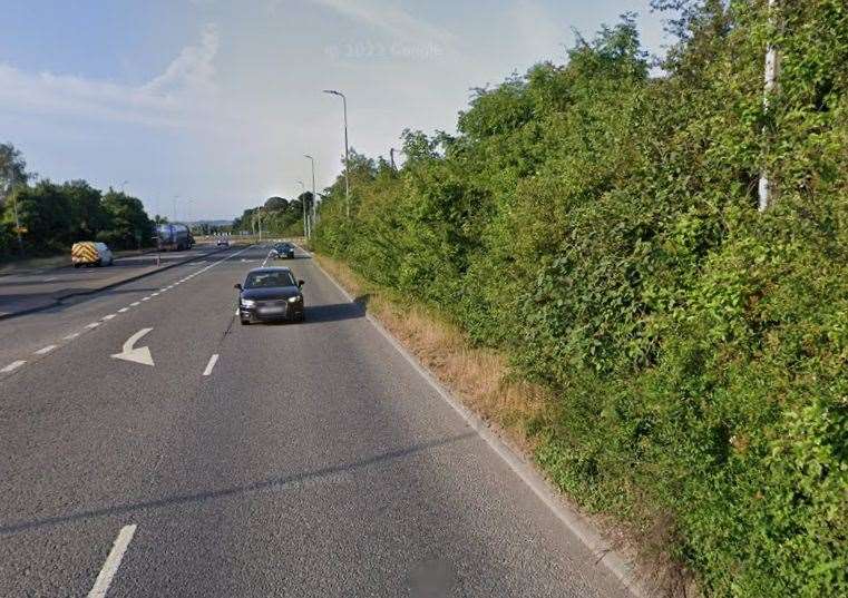 South East Water will work along the A228 for five weeks. Picture: Google Street View