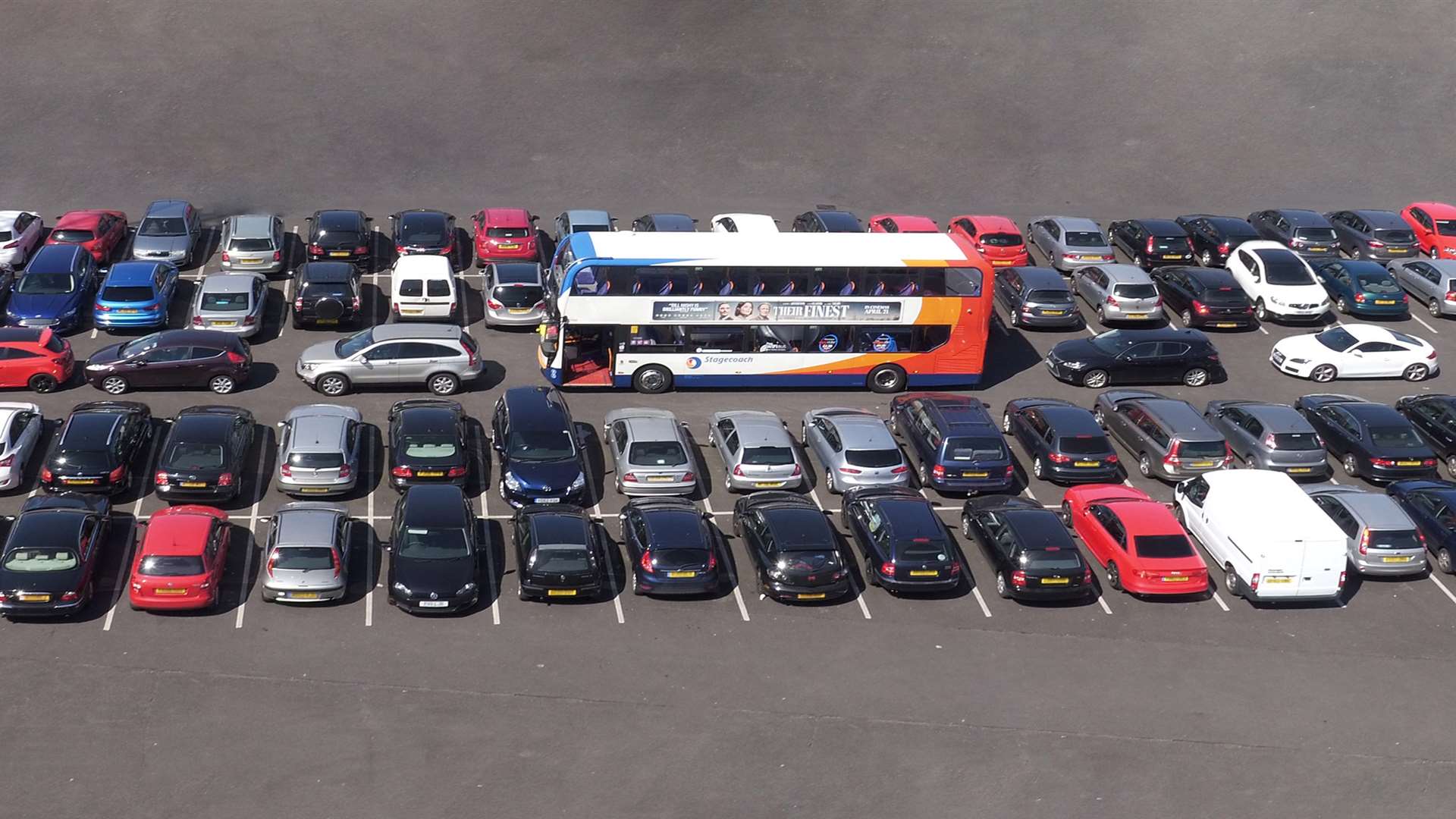 One double decker could take 75 cars off the road, says Stagecoach. Picture courtesy of Stagecoach