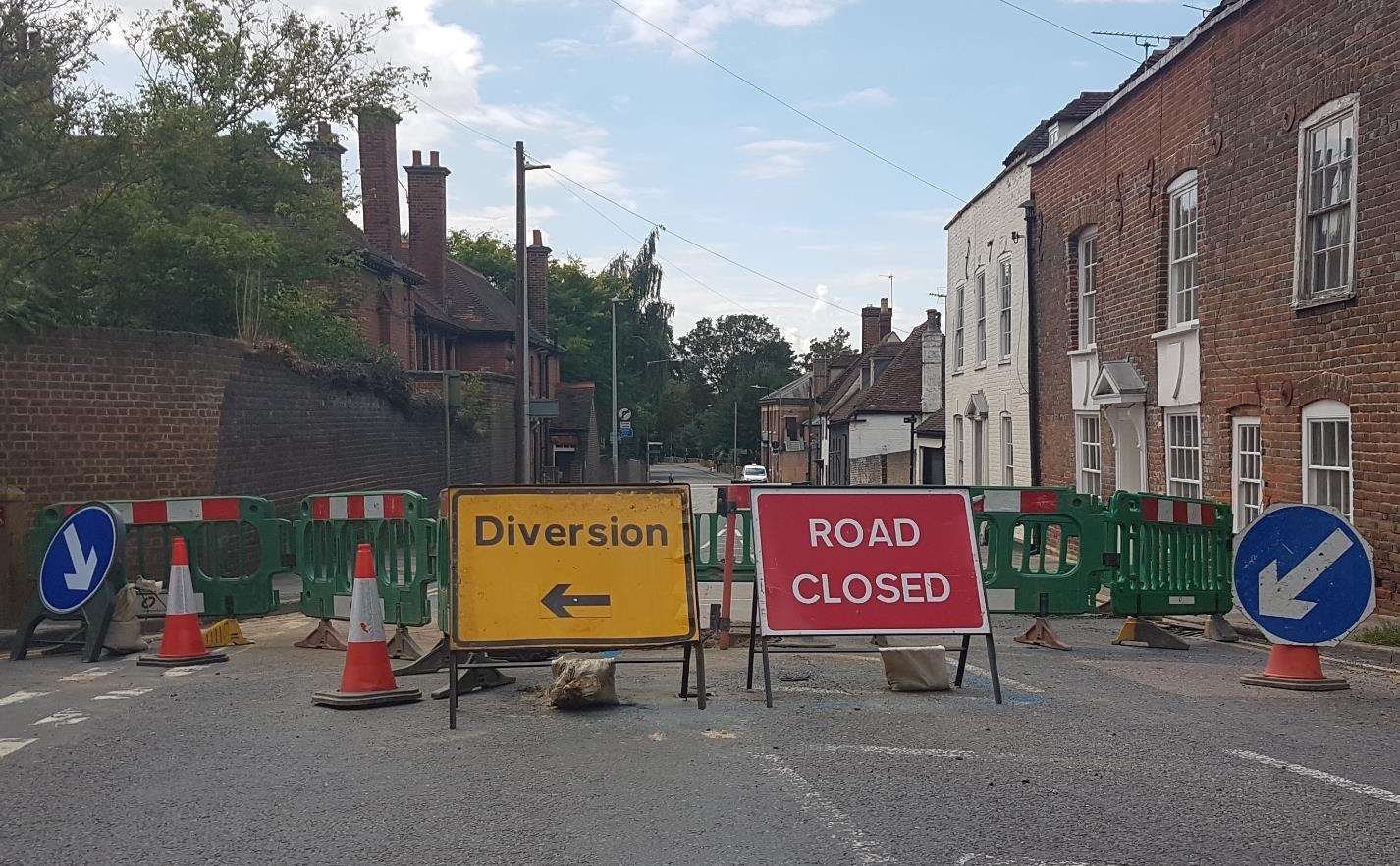 St Martin's Hill remains closed