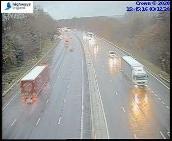 There are delays on the road still following the crash on the M20 today (43400595)