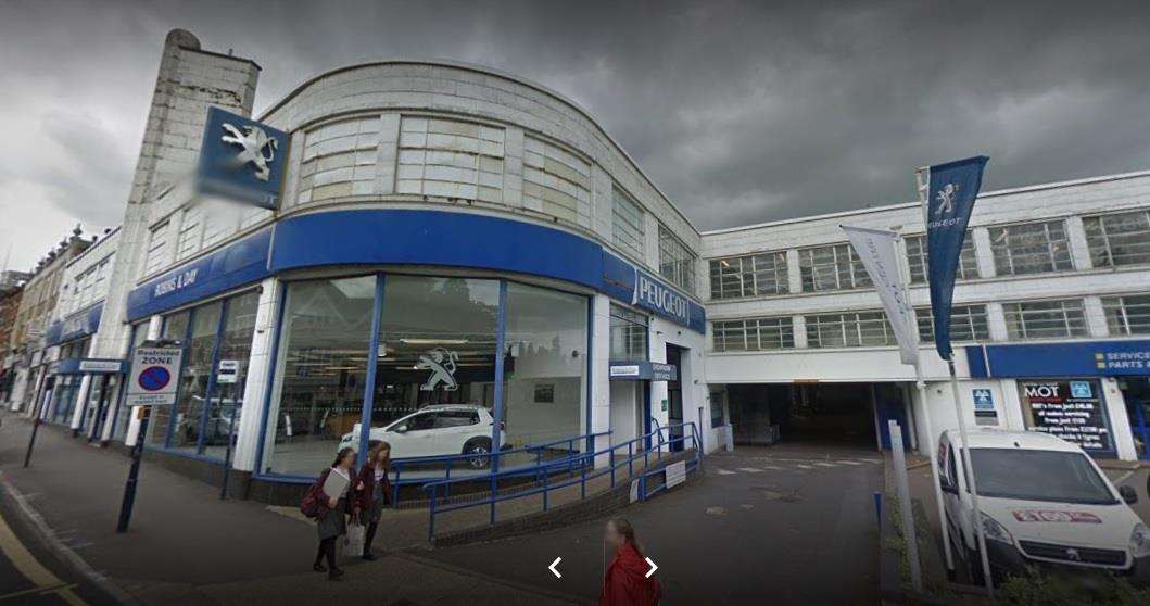 Robins and Day Peugeot dealership in Mill Street, Maidstone. Picture: Google (3667713)
