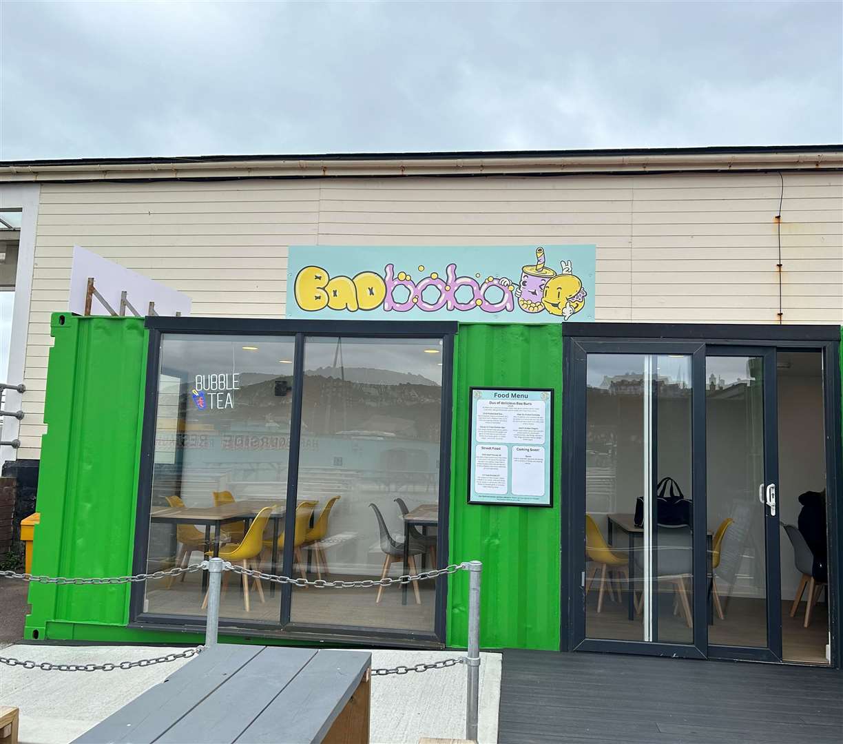 Baoboba opened at Folkestone Harbour Arm in August