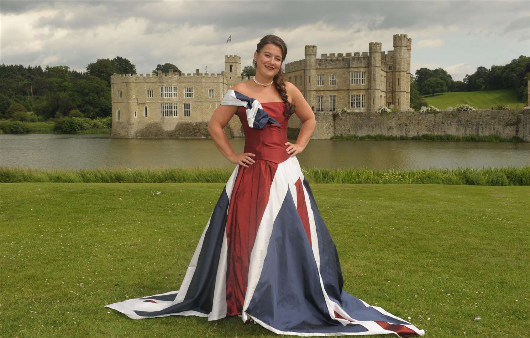 Soloist Katie Bird gets patriotic for the Classical Concert Picture: Steve Crispe