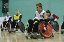 Wheelchair rugby - Steve Brown from Sittingbourne.