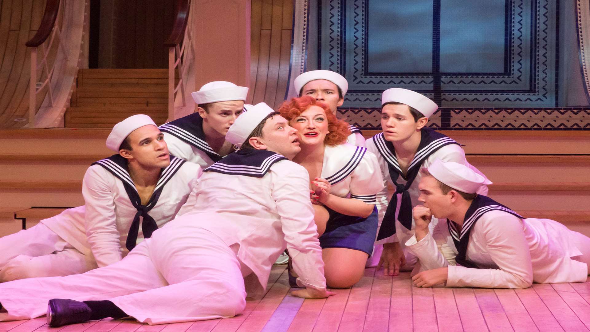 All the nice girls love a sailor - Alex Young in Anything Goes. Picture: Johan Persson
