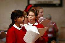 Youngsters perform at Rochester Cathedral