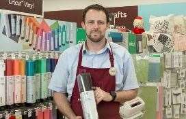Store Manager James Alcock. Picture: Hobbycraft