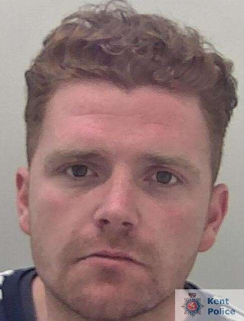 Joshua Hamilton, Tunbridge Wells, was jailed for four years after assaulting and controlling his girlfriend. Picture: Kent Police