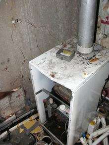 Thieves stripped out the boiler unit at Whitstable Town FC
