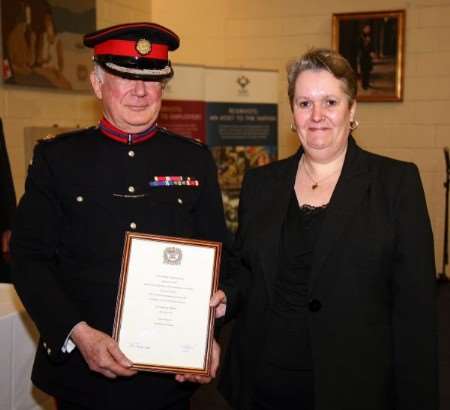 Staff Sergeant Instructor Jaqueline Harley has been honoured by the Reserve Forces and Cadets Association