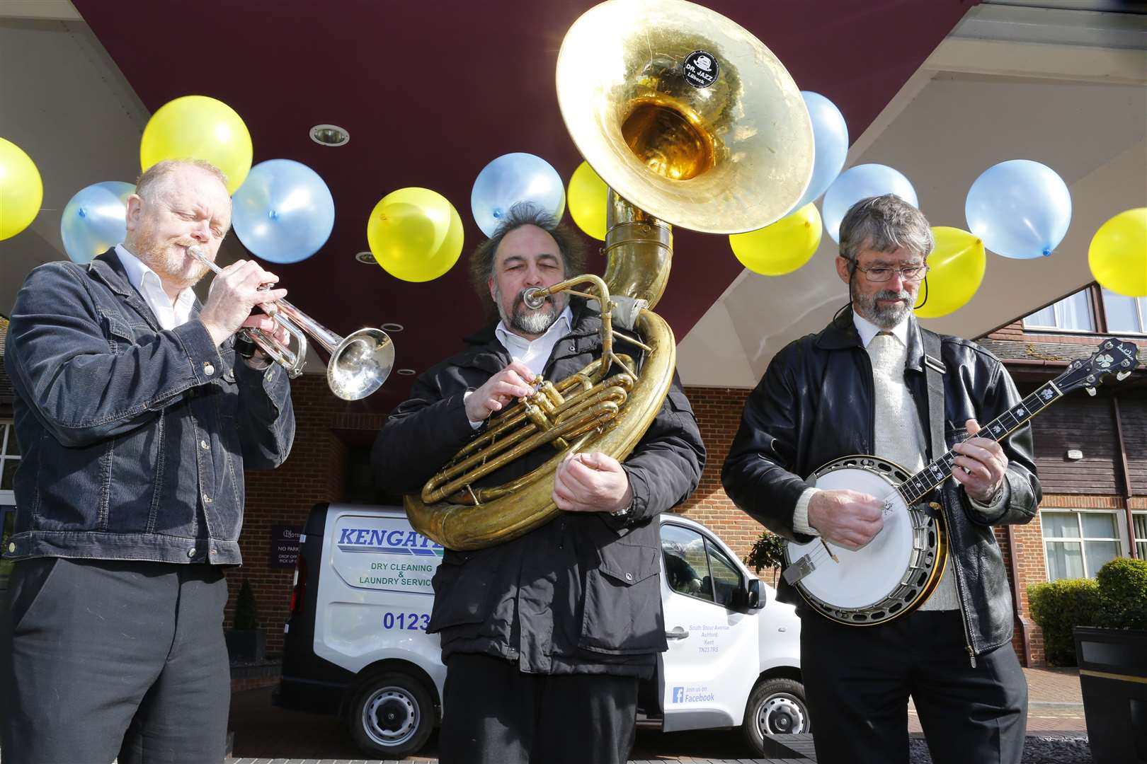 Visitors to Kent B2B got a warm welcome from the band