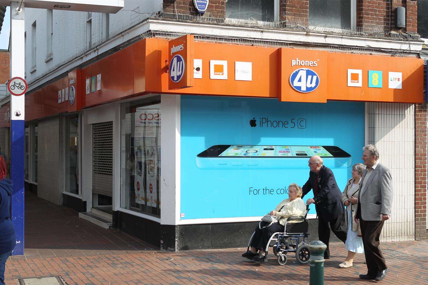 The Sittingbourne branch of Phones 4u will now reopen as a Vodafone